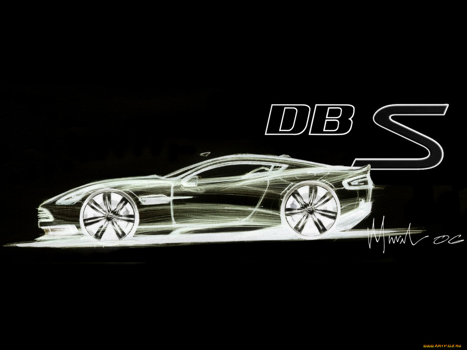 aston, martin, dbs, sketch, , , 